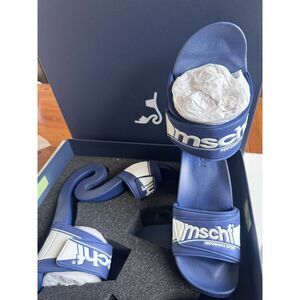 MSCHF Flipped Flop Sandals Navy/White | Women’s 8 (EU 39)